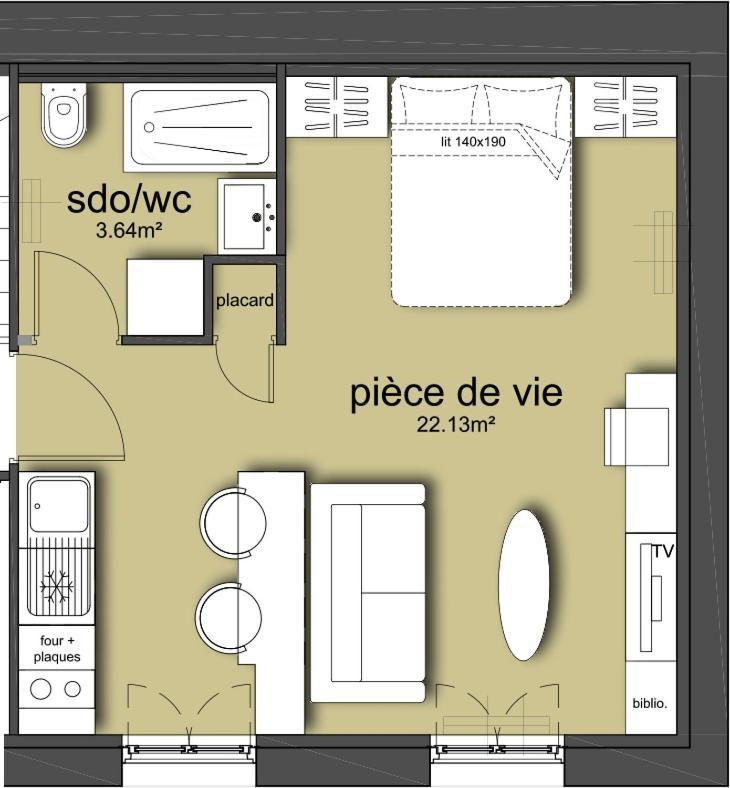 L'Audacieux Studio Lumineux Renove Et Equipe En Centre Ville Fontenay-le-Comte Ngoại thất bức ảnh